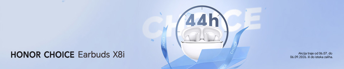 Akcija Honor Choice Earbuds X8i Ljeto26