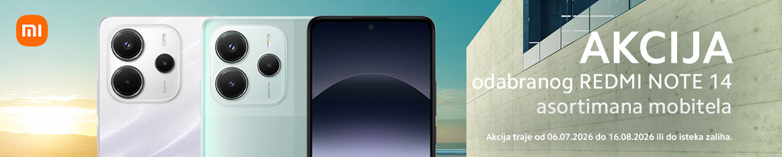 Akcija Redmi note 14 7mj 2026
