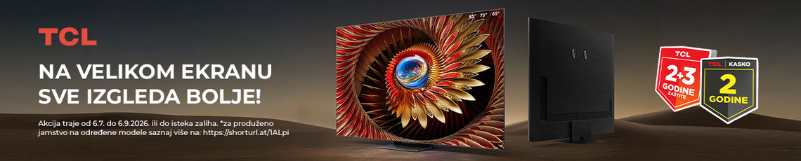 Akcija TCL big screen ljeto 2026