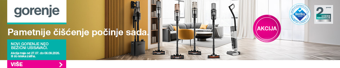 Gorenje usisavaci Neo srpanj2026