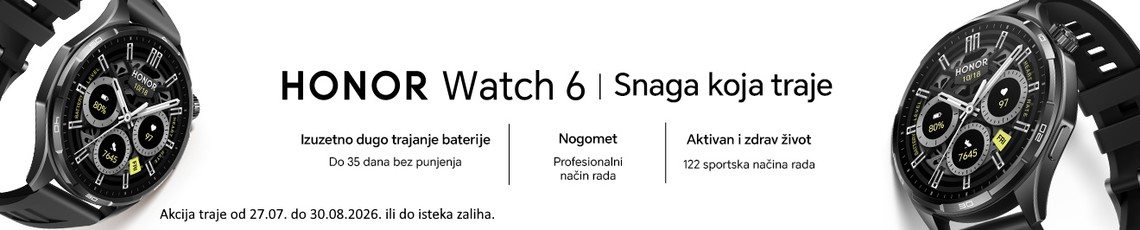 Akcija Honor Watch6 Ljeto26