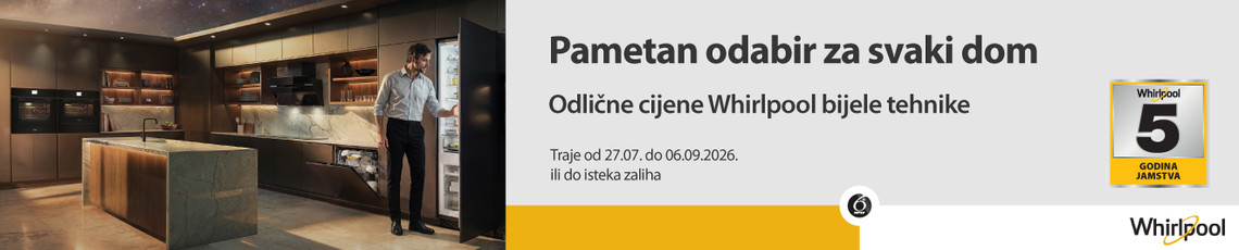 Whirlpool akcija bijela tehnika ljeto