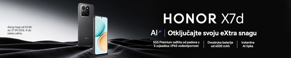 Akcija Honor X7d Ljeto26