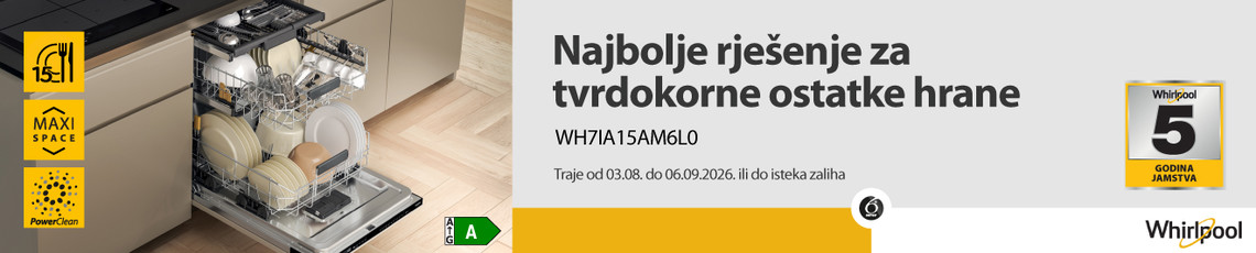 Whirlpool akcija perilica posuđa ljeto