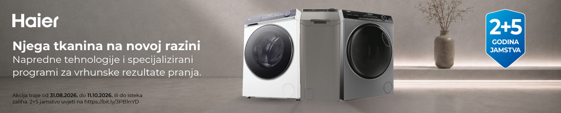 Haier perilice rublja, rujan 2026