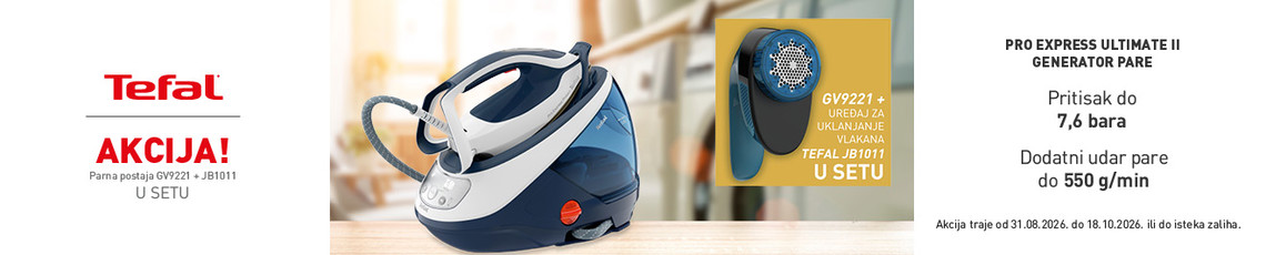 Akcija Tefal GV9221 set 9mj 2026