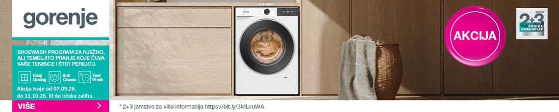 Gorenje WG486A21 rujan 2026