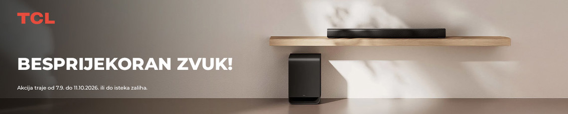 Akcija TCL soundbar rujan 2026