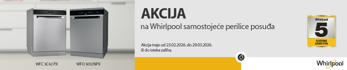 Whirlpool samostojeće perilice posuđa 02