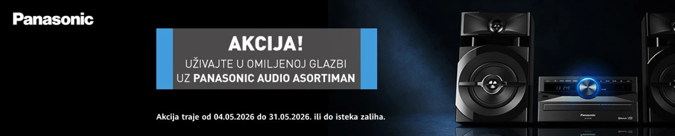 Panasonic Audio akcija Svibanj 2026