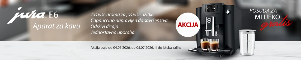 JURA akcija E6 s posudom za mlijeko 05