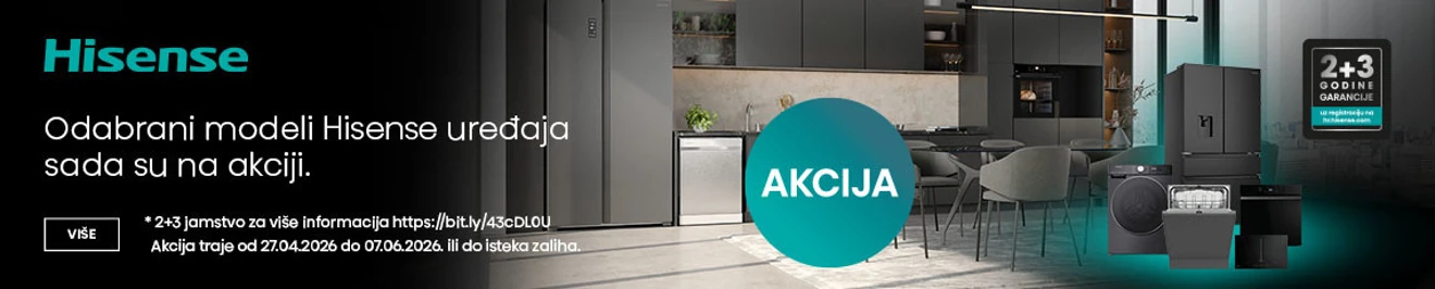 Hisense odabrani artikli travanj