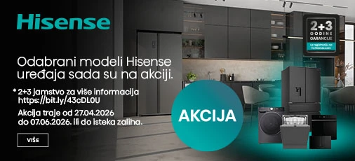 Hisense odabrani artikli travanj