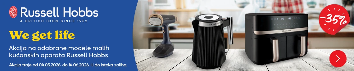 Russell Hobbs kućanski aparati, svibanj