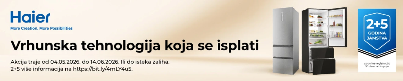 Haier kombinirani hladnjaci, svibanj