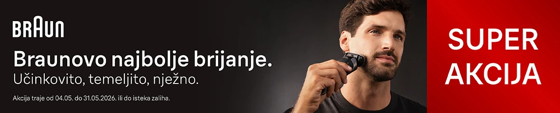 Braun aparati za brijanje Svibanj 2026