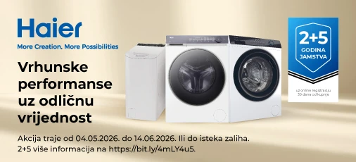 Haier perilice rublja, svibanj