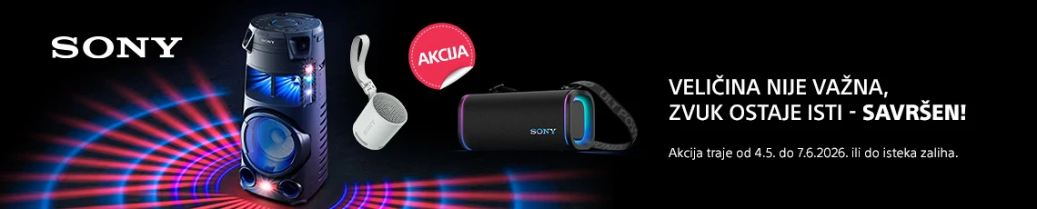 Akcija Sony prijenosni zvučnici