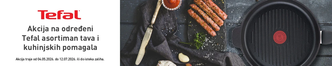 Akcija Tefal tave i dodatci 5mj 2026