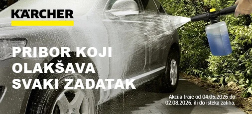 Akcija Karcher pribor 5mj 2026