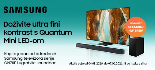 Samsung QN70F Bundle Akcija Svibanj 2026