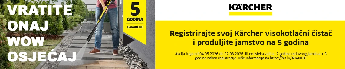 Akcija Karcher visokotlačni 5mj 2026