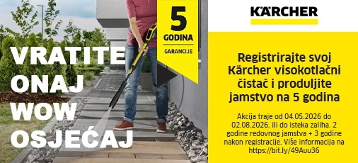 Akcija Karcher visokotlačni 5mj 2026