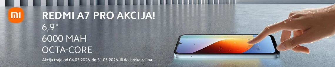 Akcija Redmi A7 pro 5mj 2026