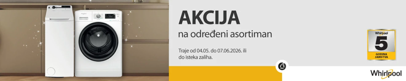 Whirlpool njega rublja akcija svibanj