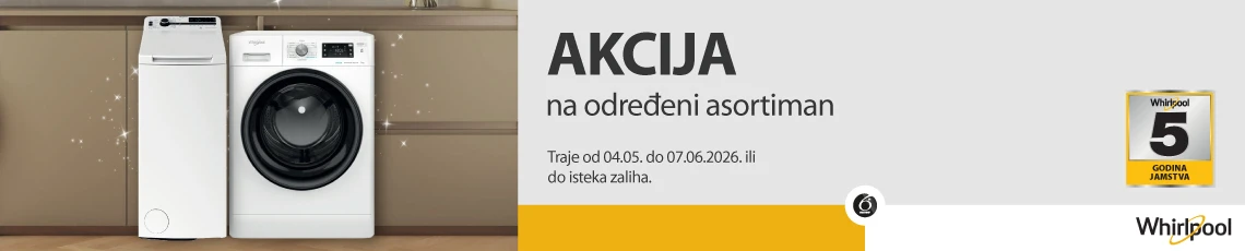 Whirlpool njega rublja akcija svibanj