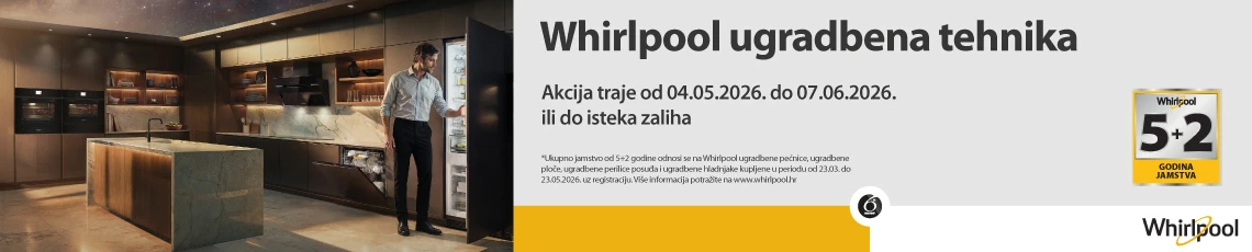 Whirlpool akcija ugradbena tehnika 2026