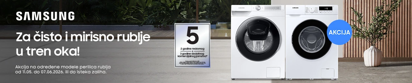 Samsung perilice akcija svibanj 2026