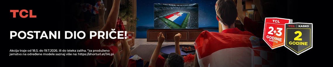 Akcija TCL televizori WC2026