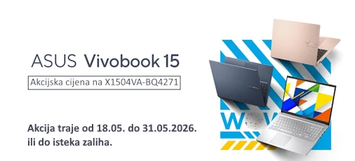 Asus Akcija X1504VA Svibanj 2026