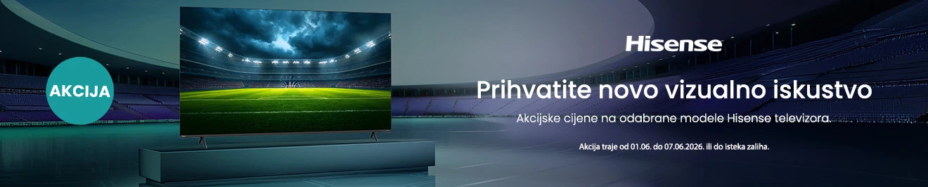Hisense televizora akcija svibanj 2026
