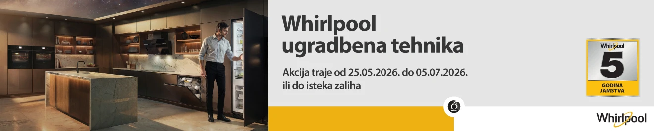 Whirlpool ugradbena tehnika akcija 5 2026
