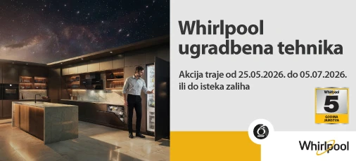 Whirlpool ugradbena tehnika akcija 5 2026