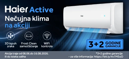 Akcija klima Haier ljeto