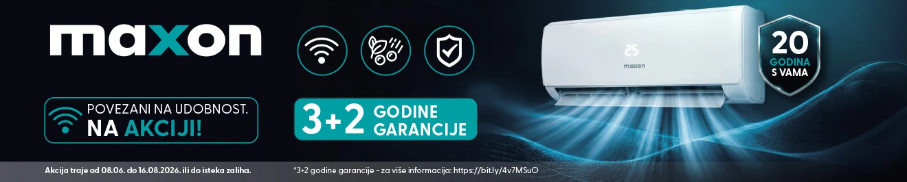 Maxon klime akcija ljeto