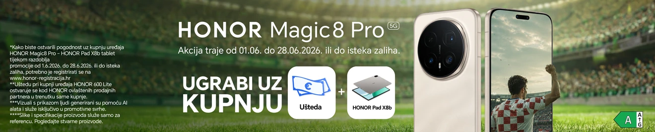 Akcija Honor Magic 8 Pro Lipanj26