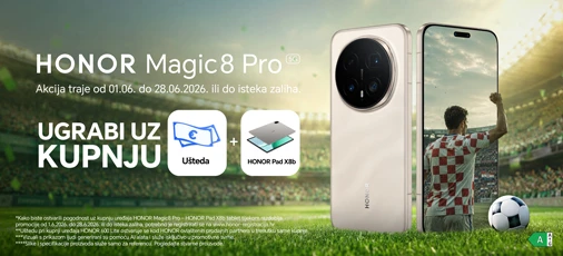 Akcija Honor Magic 8 Pro Lipanj26