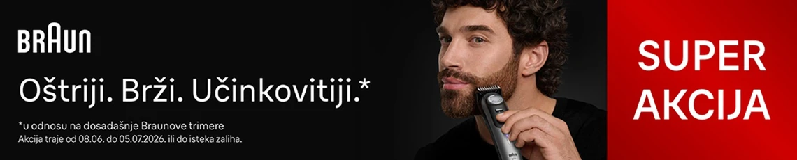Braun aparati za šišanje Lipanj 2026