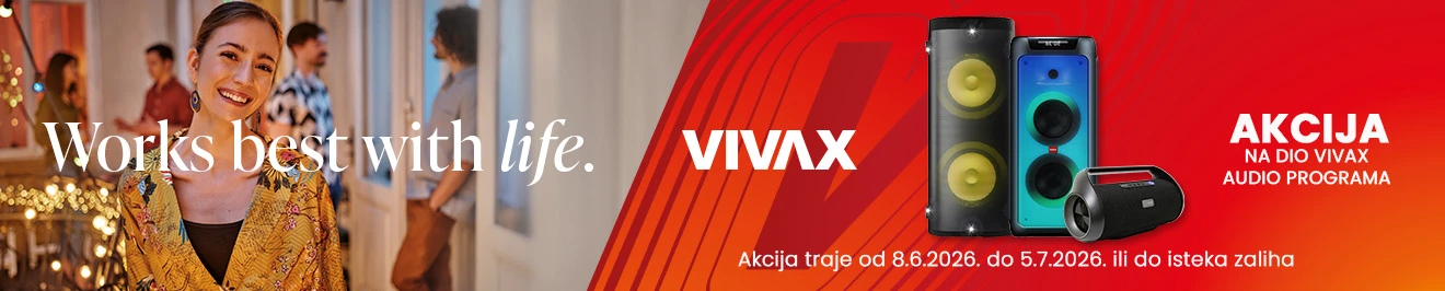 Akcija Vivax prijenosni zvučnici lipanj