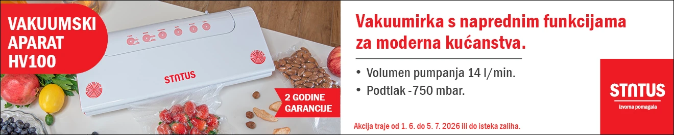 Status akcija aparat za vakumiranje HV100