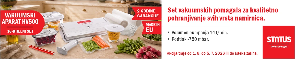 Status akcija aparat za vakumiranje HV500