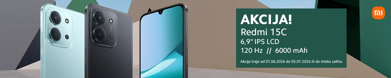 Akcija Redmi 15C 6mj 2026