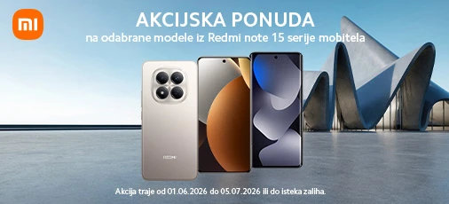 Akcija Redmi note 15 serija 6mj 2026