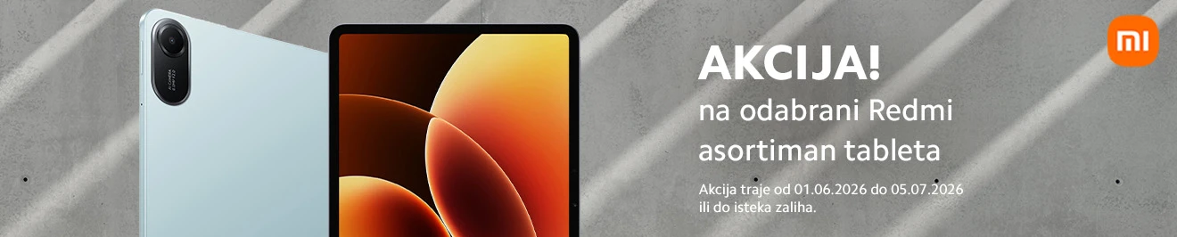 Akcija Redmi tableti 6mj 2026