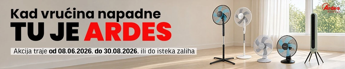 Ardes ventilatori ljetna akcija