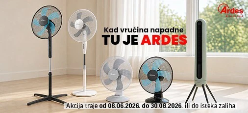 Ardes ventilatori ljetna akcija